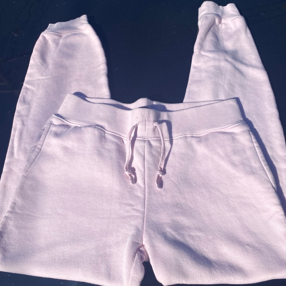 Like pink jogger sweats